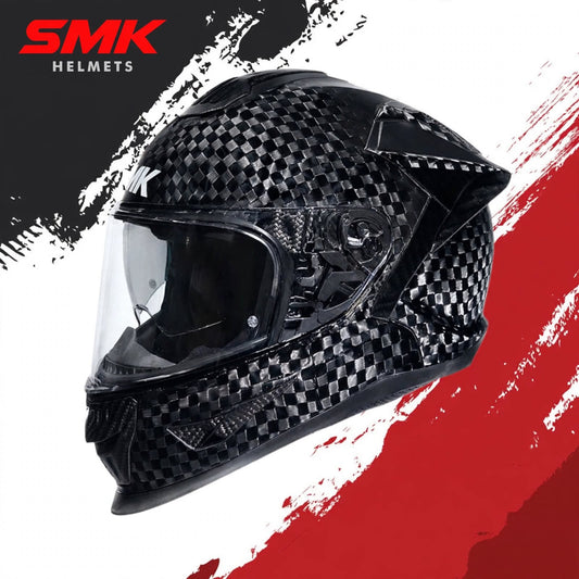 SMK Titan Carbon Solid – Full Face Helmets – GL CA 200