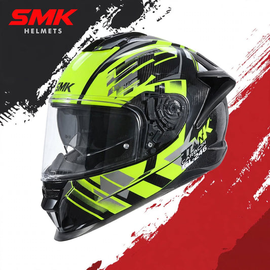 SMK Titan Carbon T-race – Full Face Helmets – GL 246
