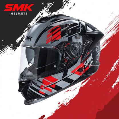 SMK Titan Carbon T-race – Full Face Helmets – GL 263