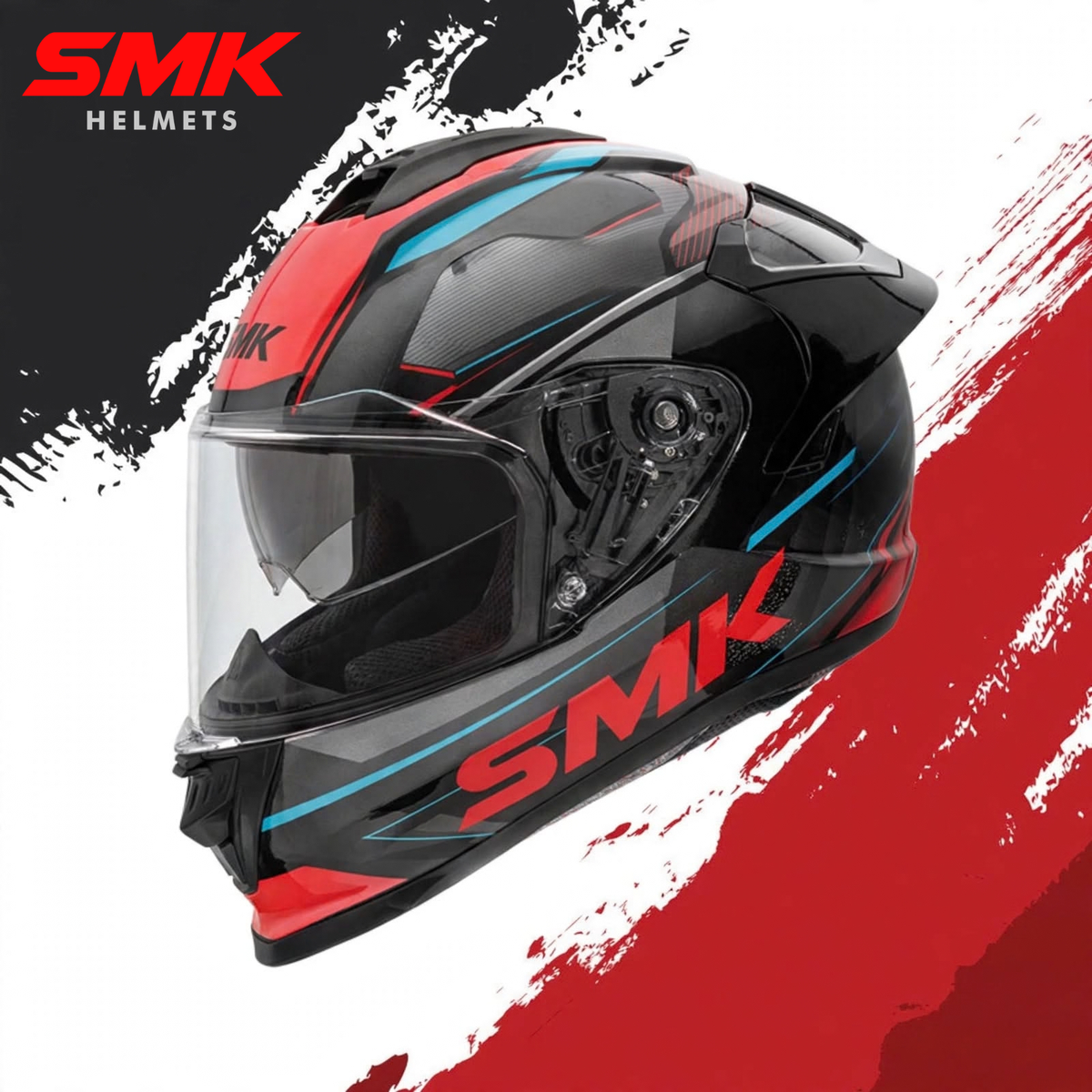 SMK Titan Sporter – Full Face Helmets – GL 235