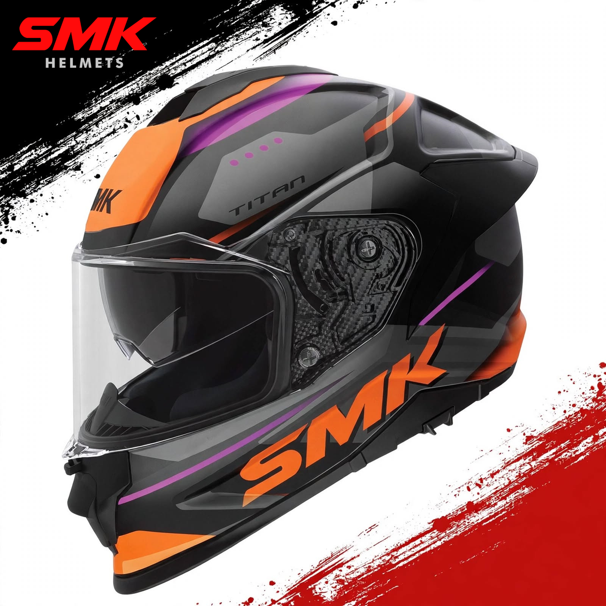 SMK Titan Sporter – Full Face Helmets – MA 279