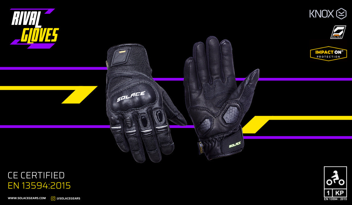 SOLACE - Rival Urban CE Gloves (Black)