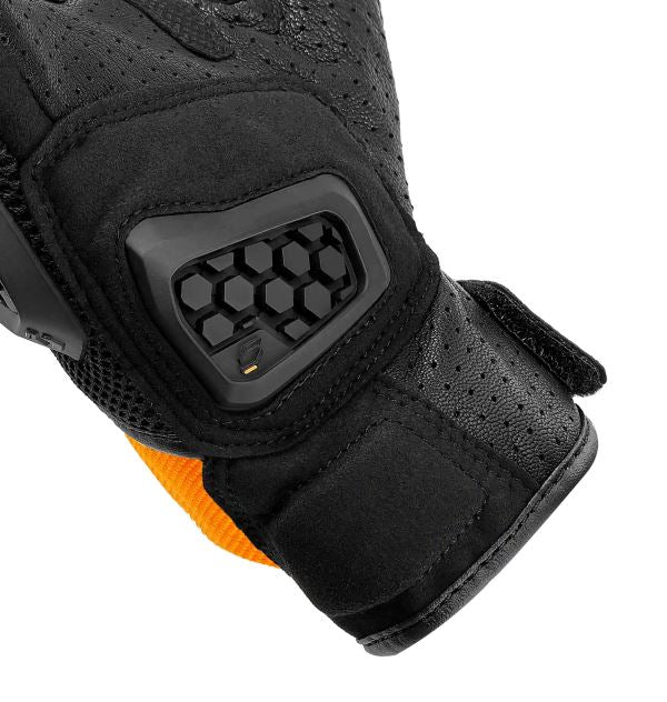 SOLACE - AIRX Dualsport CE Riding Gloves (Flame Orange) - Riders Junction