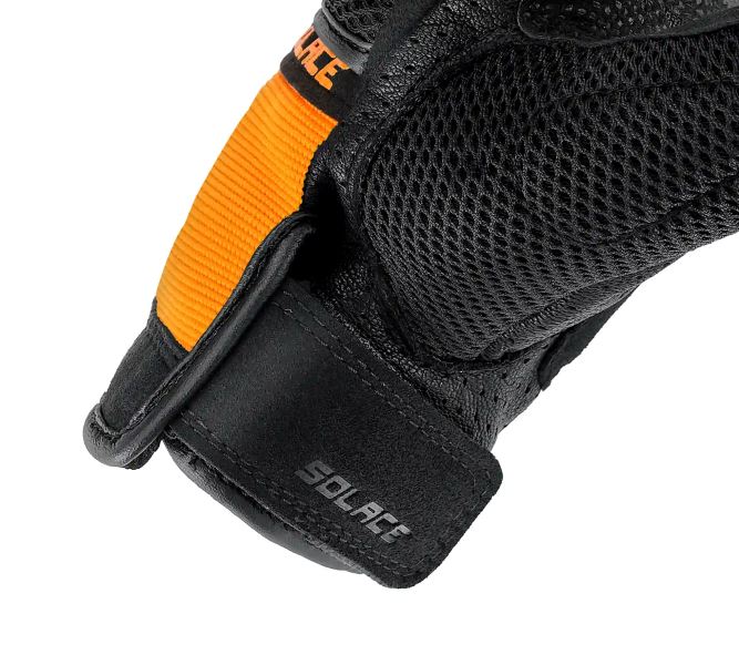 SOLACE - AIRX Dualsport CE Riding Gloves (Flame Orange) - Riders Junction