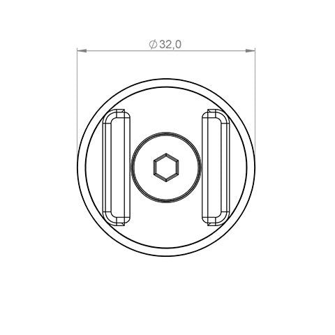 SP Connect Micro Stem Mount Alu - 53122