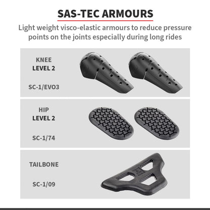 ViaTerra Spencer – Mesh Riding Pant with Tailbone Armour - Black