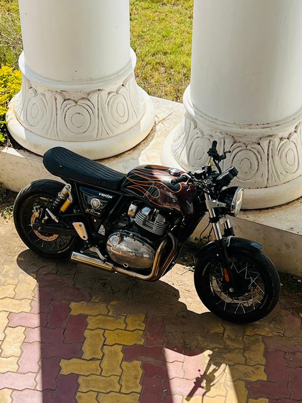 SS Motocorp-Royal Enfield-2 x 1 Full System Exhaust with SHORT CAN - Interceptor 650 / Continental GT 650 - SS Motocorp
