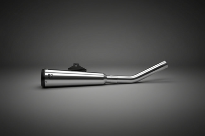 SS Motocorp - Royal Enfield Bear 650- Resonator Box Delete Pipe & Slip-On Exhaust Set