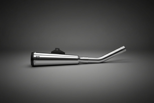SS Motocorp - Royal Enfield Bear 650- Resonator Box Delete Pipe & Slip-On Exhaust Set