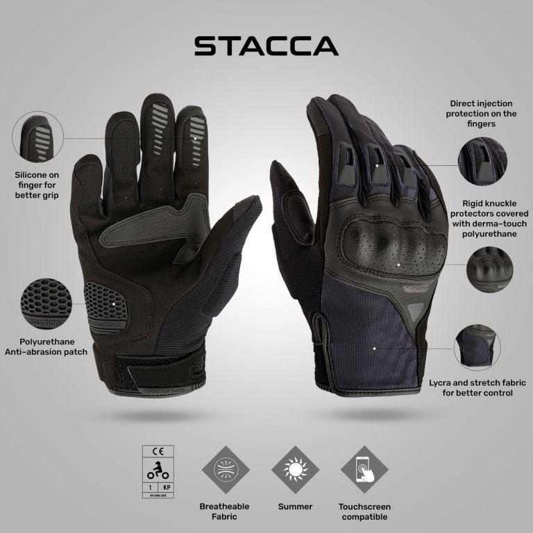 Tucano Urbano Stacca Gloves - BLACK-BLACK - Riders Junction