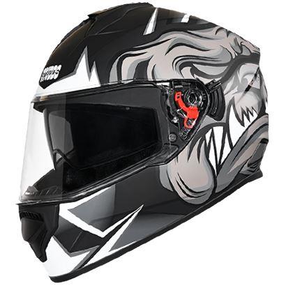 STUDDS DRIFTER D1 DECOR MATT BLACK N4 HELMET - Riders Junction