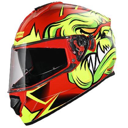 STUDDS DRIFTER D1 DECOR RED N5 HELMET - Riders Junction