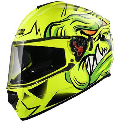 STUDDS DRIFTER D1 DECOR YELLOW N5 HELMET - Riders Junction