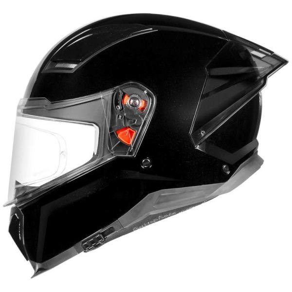 STUDDS Helios Solid - Gloss Black Helmet