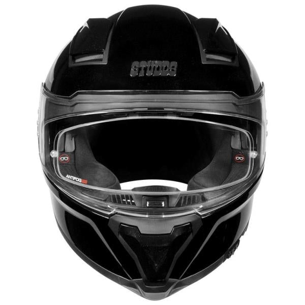 STUDDS Helios Helmet Solid Gloss Black