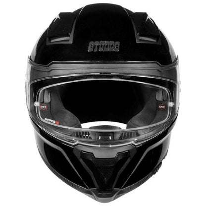 STUDDS Helios Helmet Solid Gloss Black