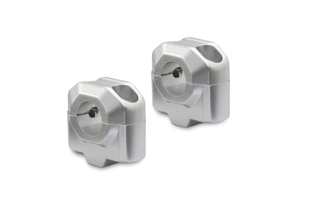 SW-Motech 25mm Handlebar Risers for 22mm Handlebars – Silver - LEH.00 ...