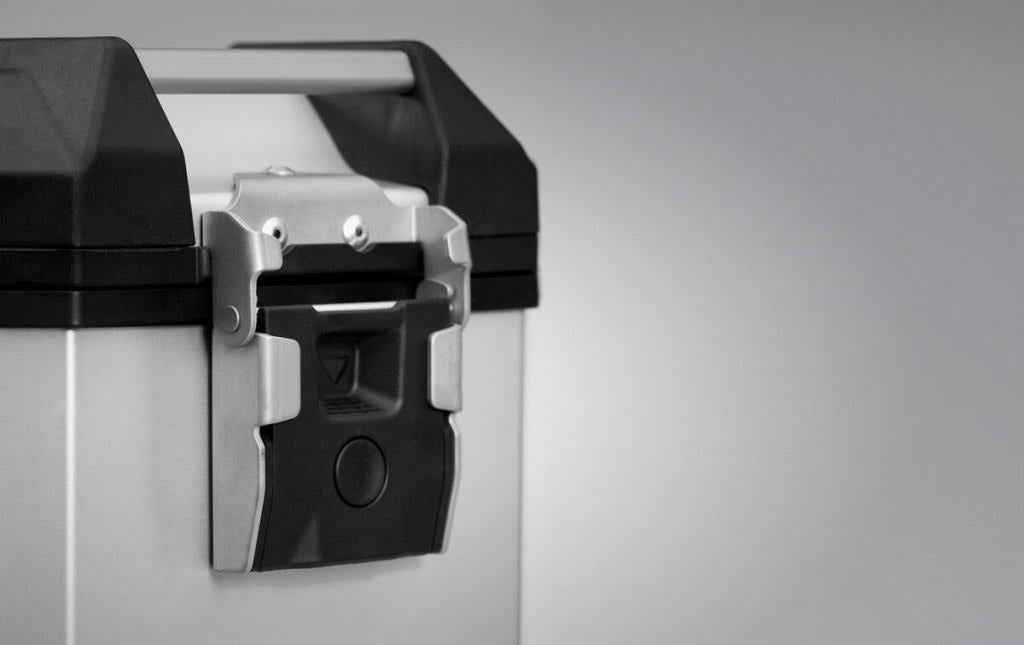 SW-Motech 37L TraX ADV Pannier – Right - Silver - ALK.00.733.11000R/S - Riders Junction