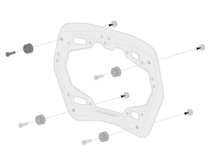 SW-Motech AERO Adapter Kit for Quick Lock PRO Side Carriers