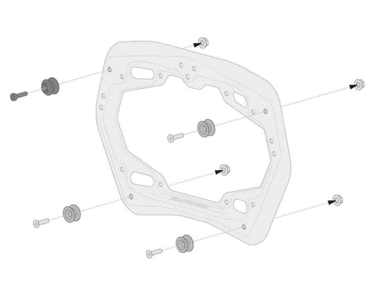 SW-Motech AERO Adapter Kit for Quick Lock PRO Side Carriers