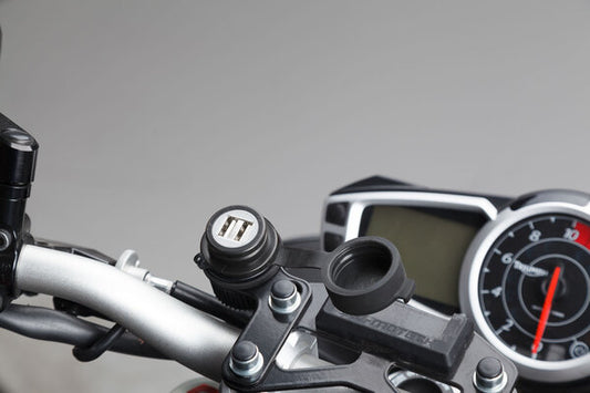 SW-Motech Dual USB Outlet with Wiring Harness