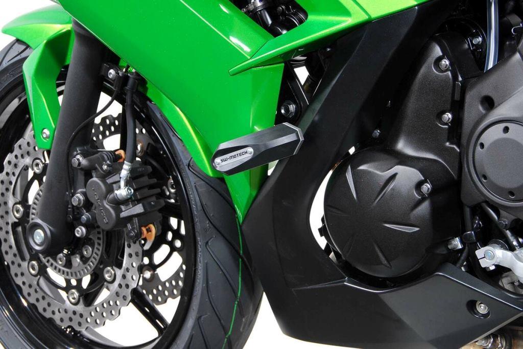 SW-Motech Frame Sliders for Kawasaki ER-6f - STP.08.590.11000/B - Riders Junction