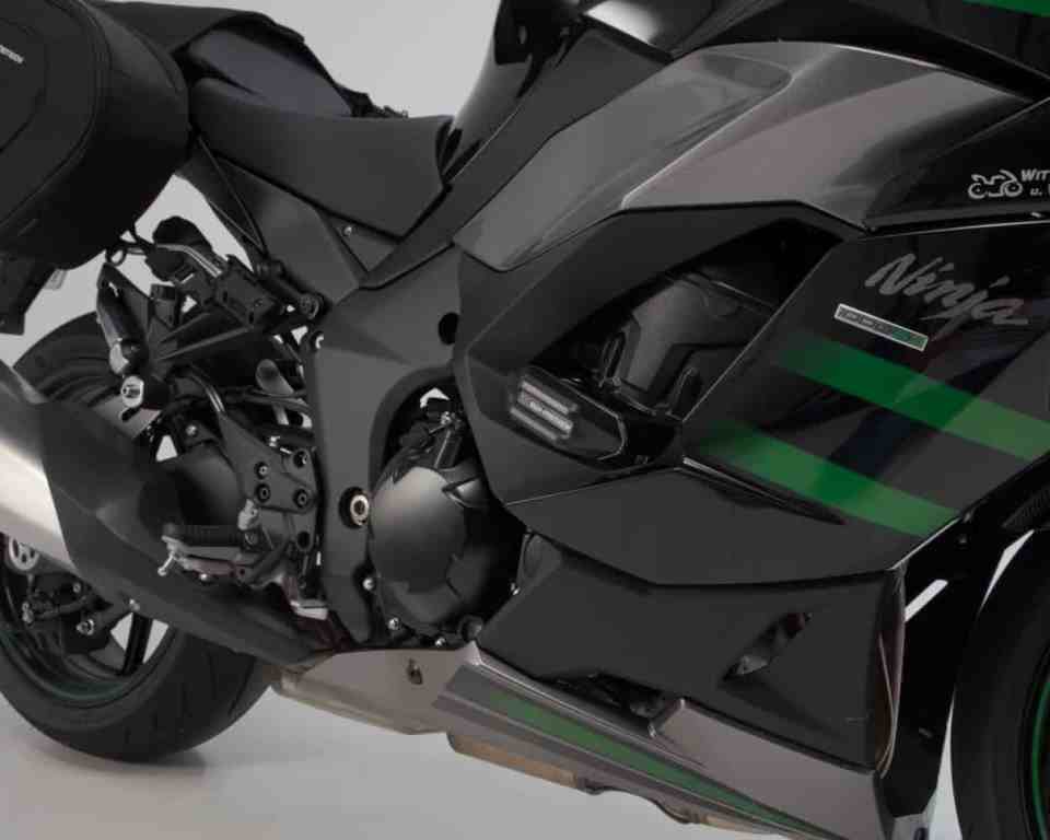 SW-Motech Frame Sliders for Kawasaki Ninja 1000 - STP.08.590.11601/B - Riders Junction