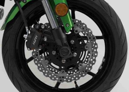 SW-Motech Front Axle Sliders for Kawasaki Versys 650 - STP.08.176.10401/B - Riders Junction