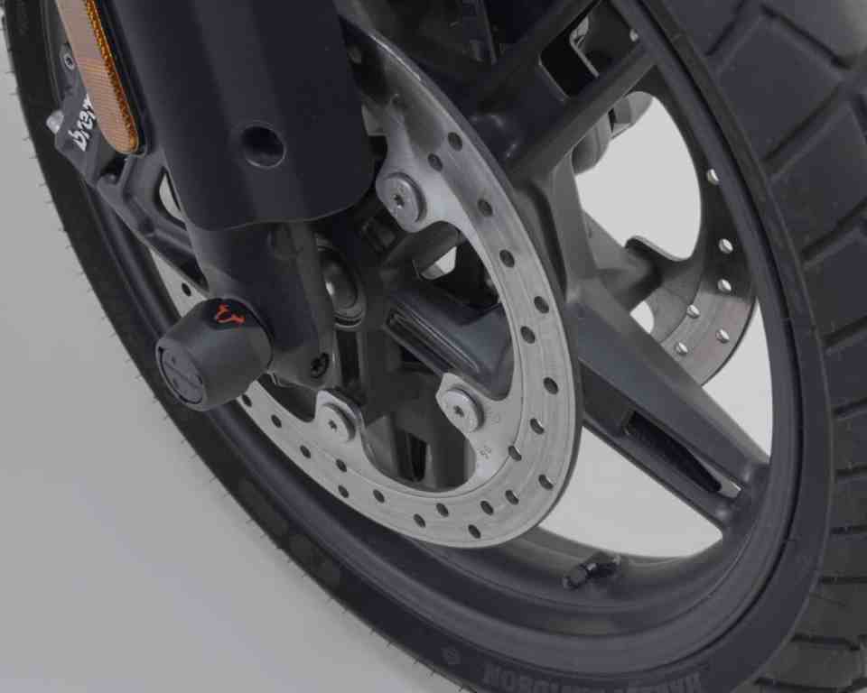 SW-Motech Front Fork Sliders for Harley-Davidson Pan America - STP.18.176.10000/B - Riders Junction