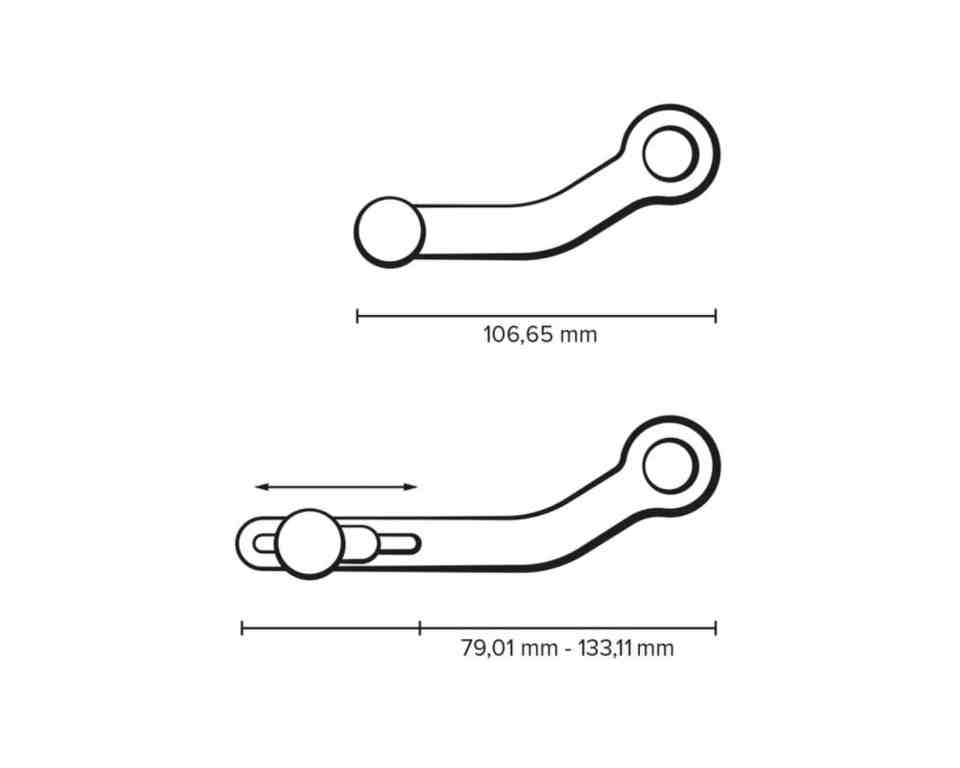 SW-Motech Gear Lever for Ducati Scrambler Desert Sled - FSC.22.577.10000 - Riders Junction