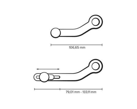 SW-Motech Gear Lever for Ducati Scrambler Desert Sled - FSC.22.577.10000 - Riders Junction