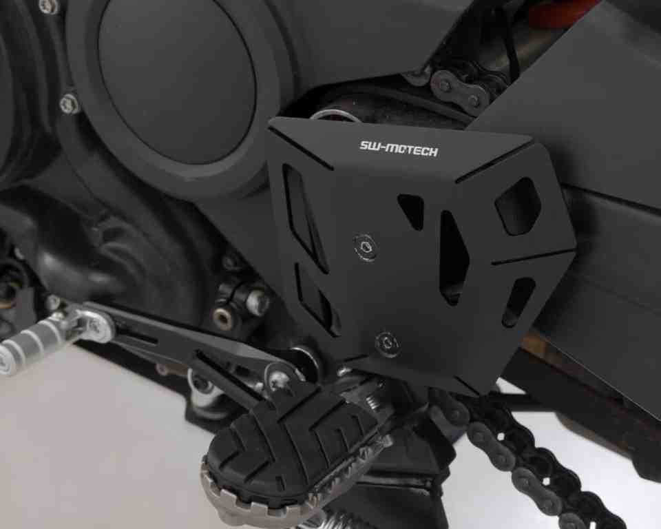 SW-Motech Heel Guard for Harley-Davidson Pan America – Left- SCT.18.911.10100/B - Riders Junction