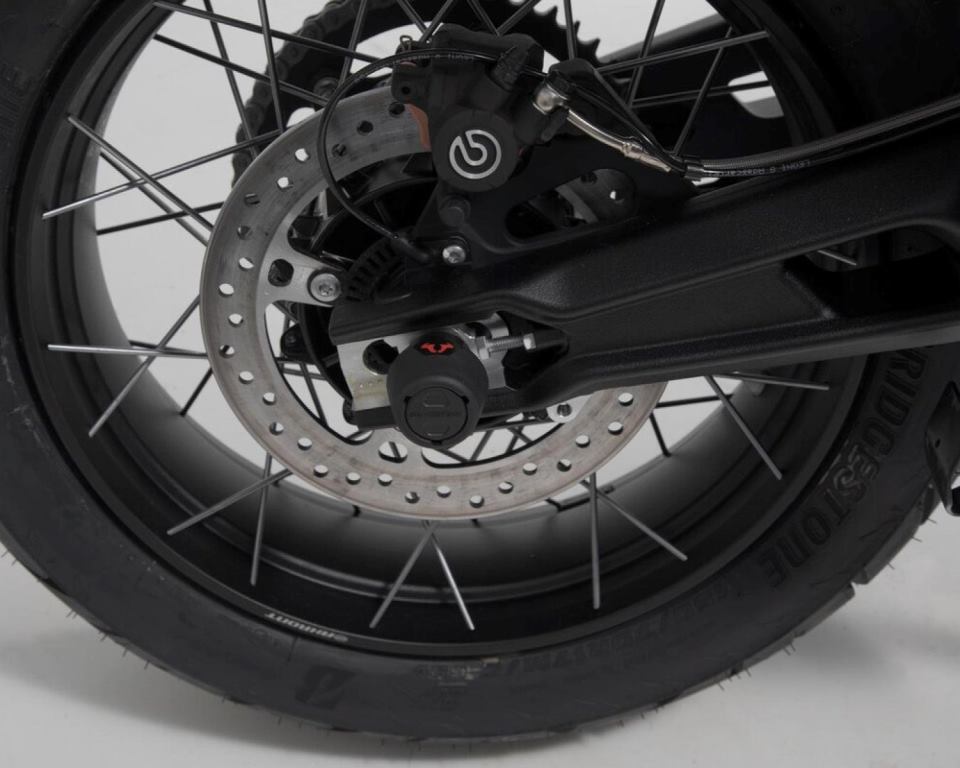 SW-Motech Rear Swingarm Sliders for Triumph Tiger 800 / Tiger 900 - STP.11.176.10100/B - Riders Junction