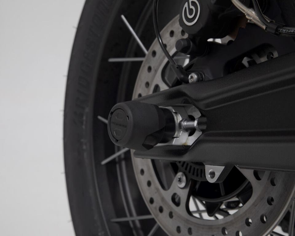 SW-Motech Rear Swingarm Sliders for Triumph Tiger 800 / Tiger 900 - STP.11.176.10100/B - Riders Junction