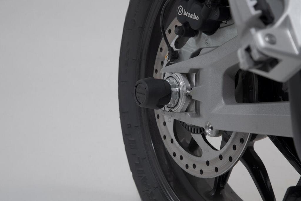 SW-Motech Rear Swingarm Sliders for Ducati Scrambler - STP.22.176.10400/B - Riders Junction