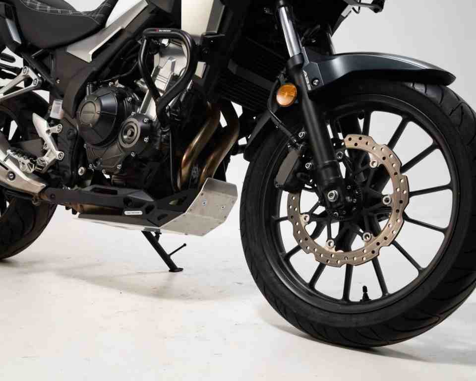 SW-Motech Sump Guard for Honda CB500X – Black/Silver - MSS.01.919.10000 - Riders Junction
