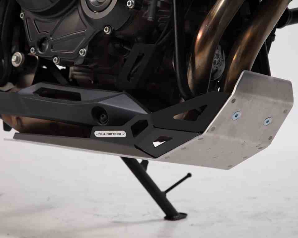 SW-Motech Sump Guard for Honda CB500X – Black/Silver