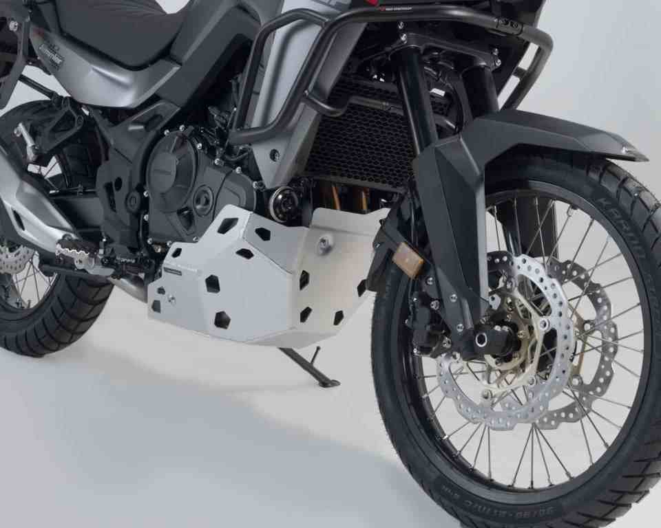 SW-Motech Sump Guard for Honda XL750 Transalp – Silver - MSS.01.070.10001/S - Riders Junction