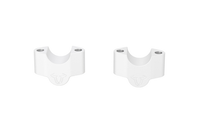 SW-Motech 30mm Handlebar Risers for Triumph Tiger 900 GT / Rally Pro - Silver - LEH.11.039.10600.30/S