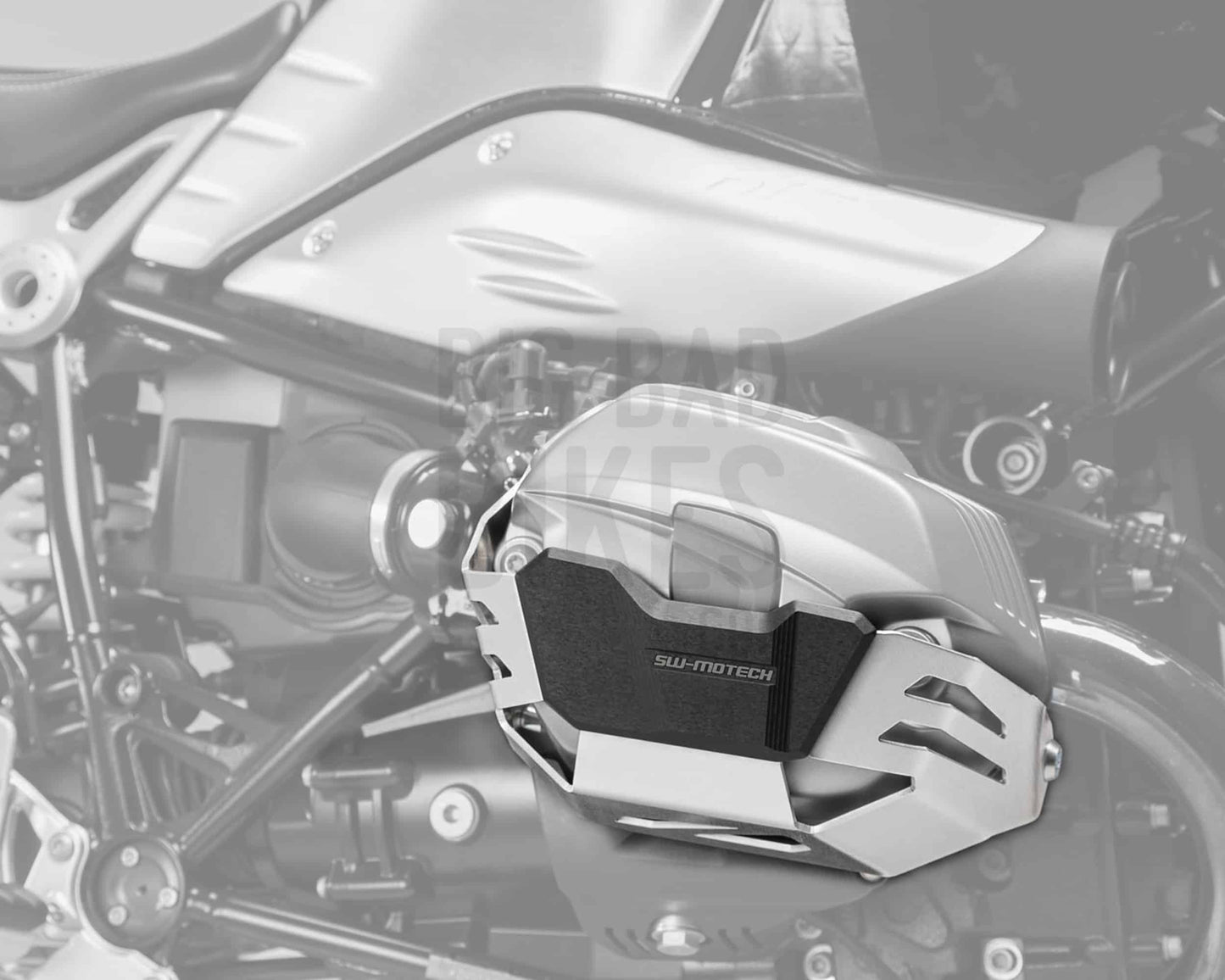 SW-Motech Cylinder Guard for BMW R1200GS/GSA &amp; R nineT - BLEM - MSS.07.754.10000/S-BL