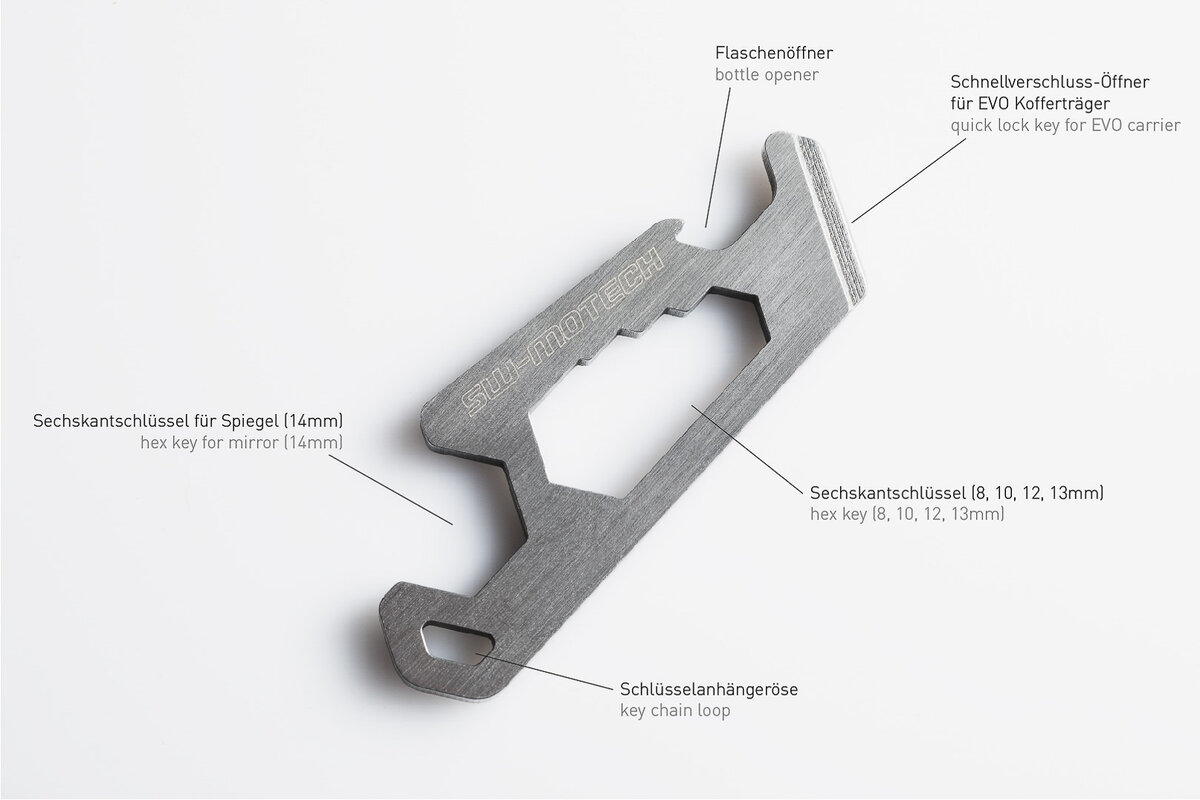 SW-Motech Multitool Key Chain Attachment - WER.GIV.022.10000