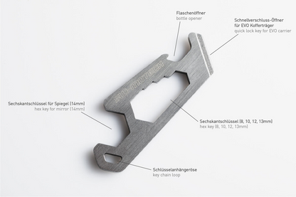 SW-Motech Multitool Key Chain Attachment - WER.GIV.022.10000