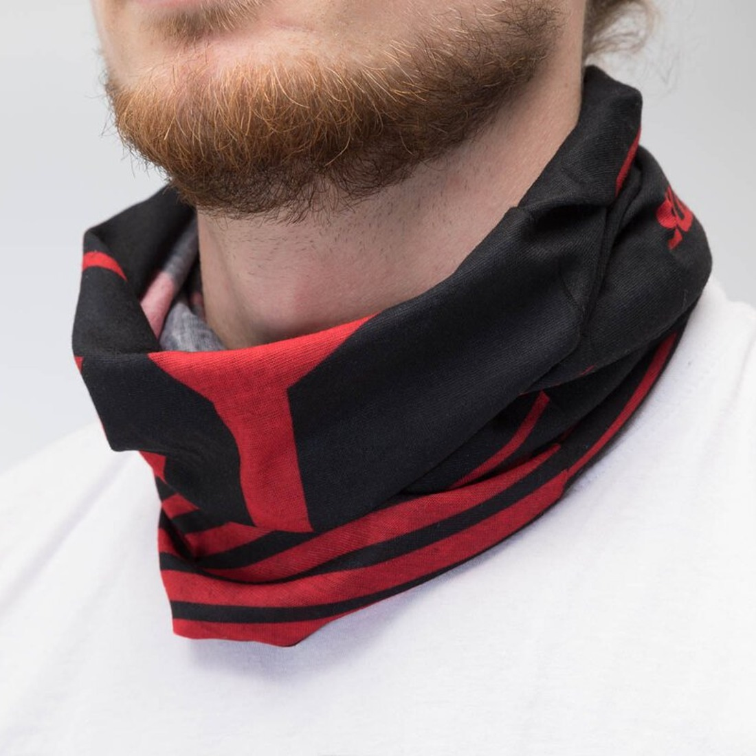 SW-Motech Neck Warmer - Black / Red - WER.GIV.023.10002