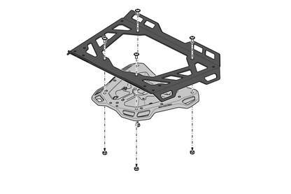 SW-Motech Street-Rack for Suzuki GSX-8S / GSX-8R - GPT.05.846.16000/B