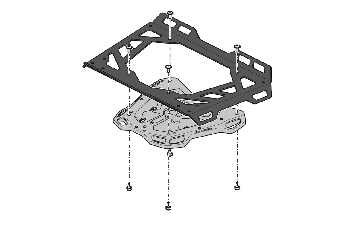 SW-Motech Street Luggage Rack for Triumph Street Triple - GPT.11.283.16001/B