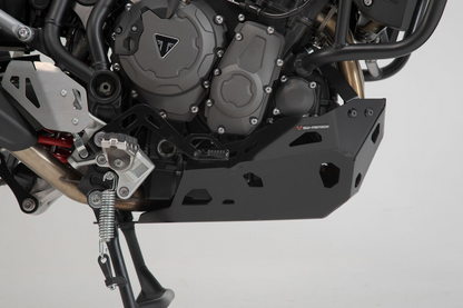 SW-Motech Sump Guard for Triumph Tiger 900 - Black - For Use Only Without OEM Crashbars - MSS.11.953.10002/B