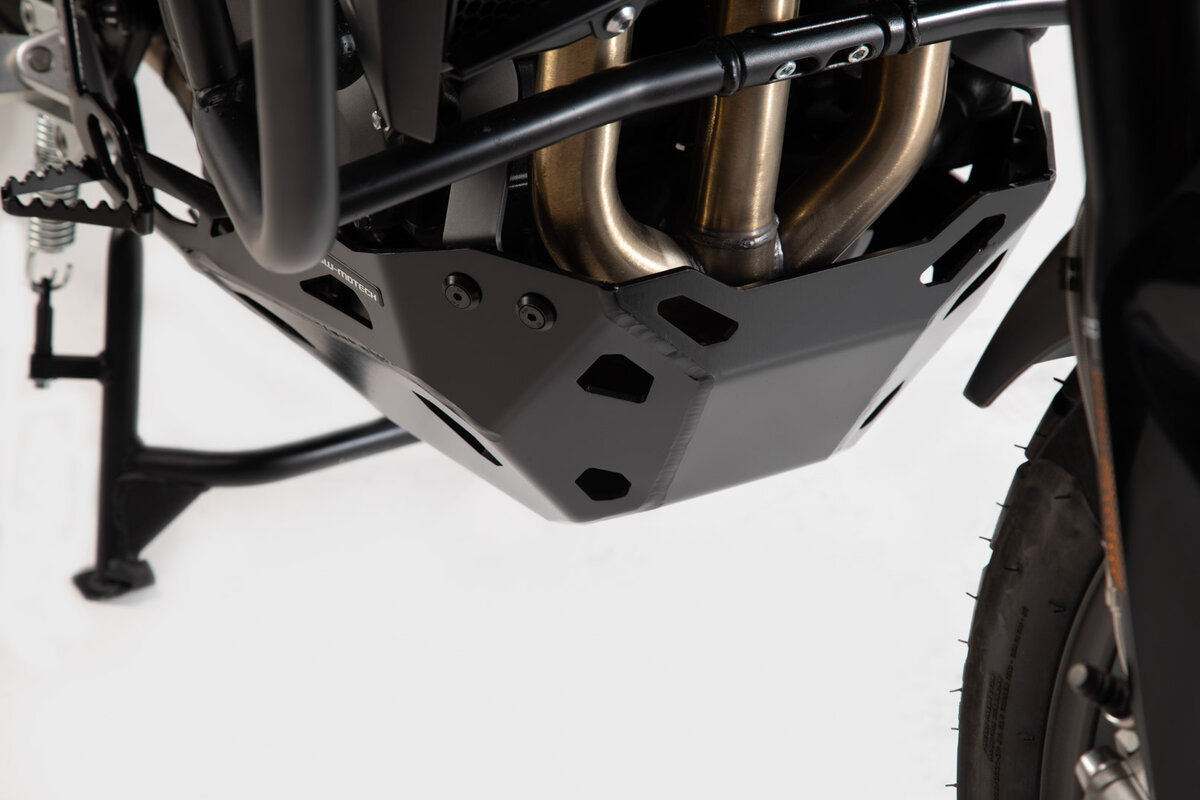 SW-Motech Sump Guard for Triumph Tiger 900 - Black - For Use Only Without OEM Crashbars - MSS.11.953.10002/B