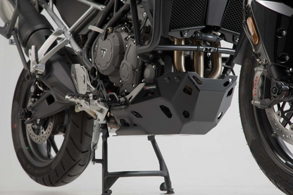 SW-Motech Sump Guard for Triumph Tiger 900 - Black - For Use Only Without OEM Crashbars - MSS.11.953.10002/B