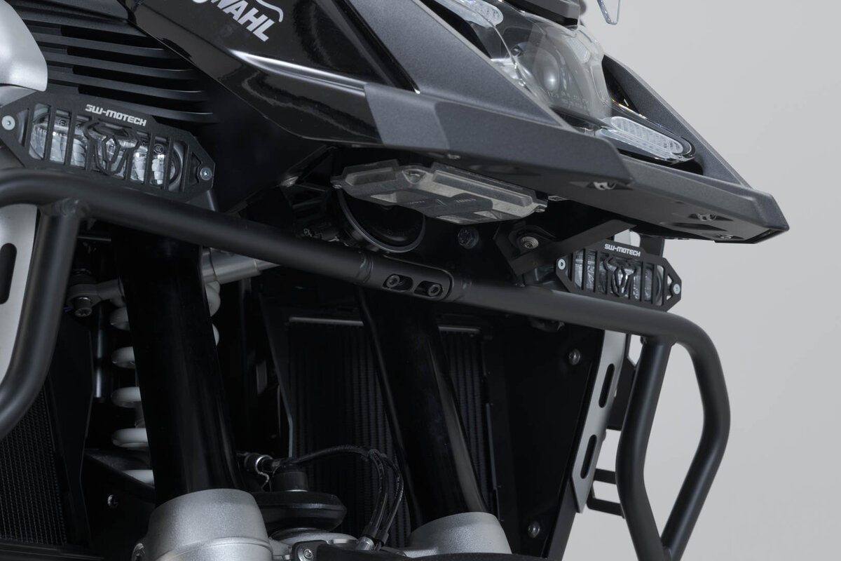 SW-Motech Upper Crashbars for BMW R 1300 GSA - Black - For Use with OEM Crashbars - SBL.07.976.10000/B
