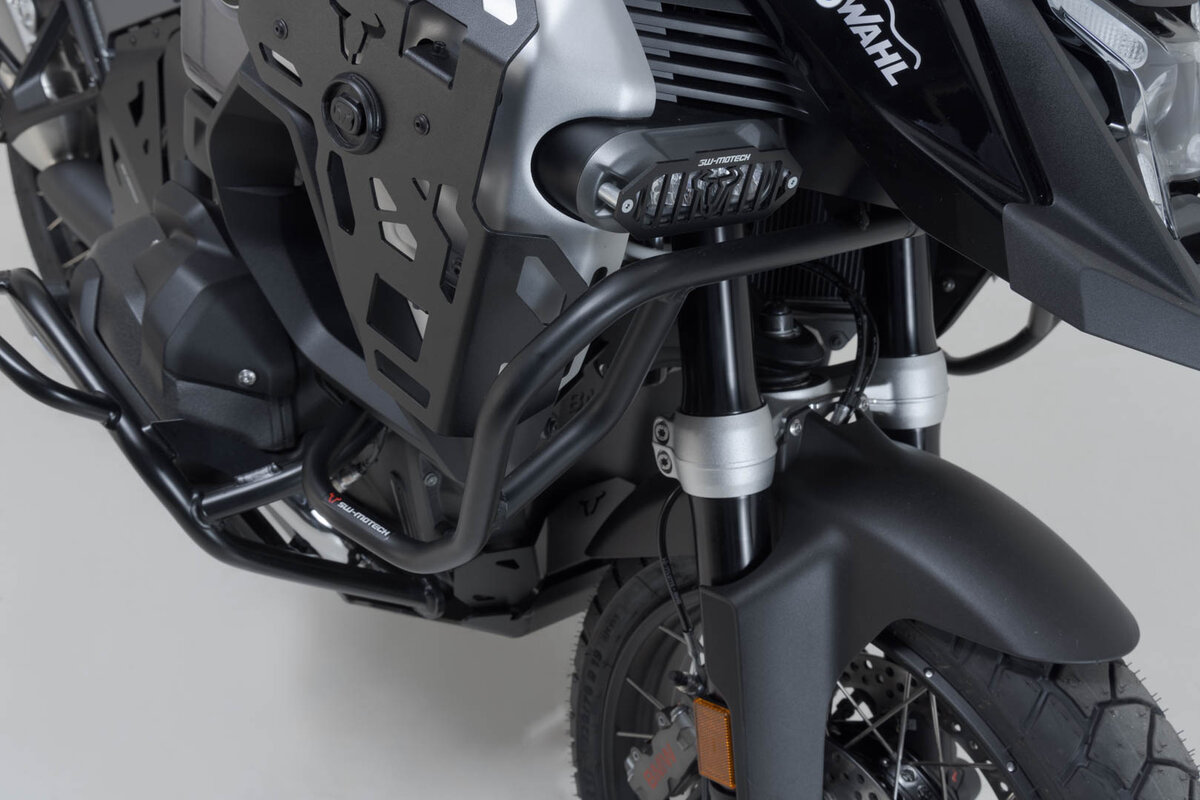 SW-Motech Upper Crashbars for BMW R 1300 GSA - Black - For Use with OEM Crashbars - SBL.07.976.10000/B